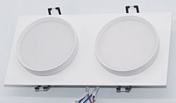 Встраиваемый светильник Maytoni Hoop DL086-02-GX53-SQ-W