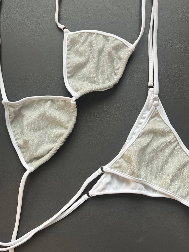 Купальник БЛЕСТКИ серебро пошив