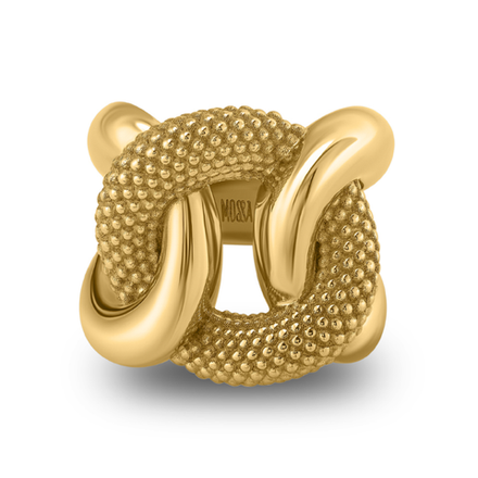 MOSSA Кольцо Kink Gold