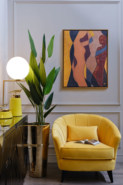 Кашпо высокое Garda Decor 13RXFP3117-GOLD