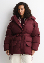 Пуховик Энни свекольный