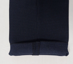 Брюки мужские классические зимние клетка серая 52