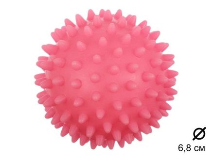 Мяч массажный A-V6.8  (розовый)