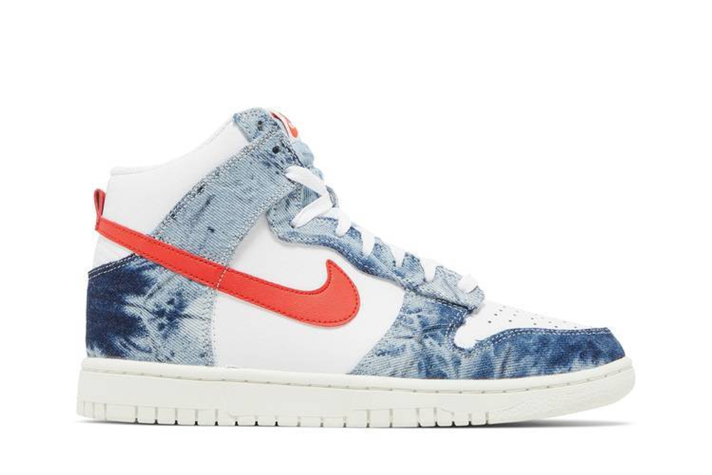 Кроссовки Nike Dunk "Washed Denim" (Женская размерная сетка)
