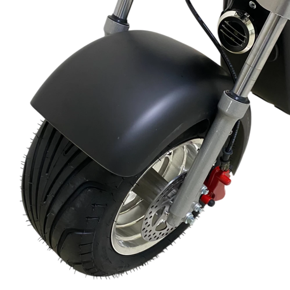 Электроскутер Citycoco GT E30 черный матовый