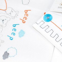 НАБОР Детское  постельное белье с пледом BEEP BEBE deluxe TIVOLYO HOME Турция