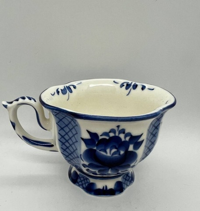 Чашка Гжель Фарфор 200 мл.