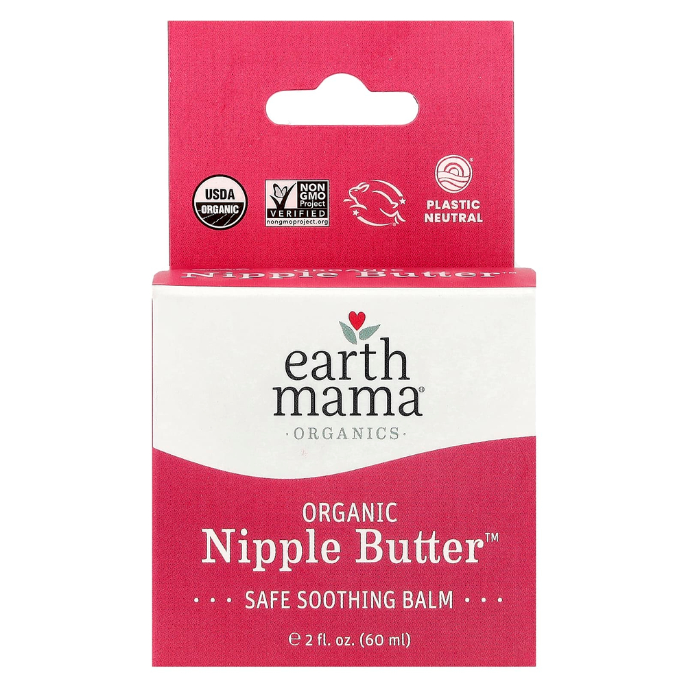 Earth Mama, Organic Nipple Butter ™, 60 мл (2 жидк. Унции)