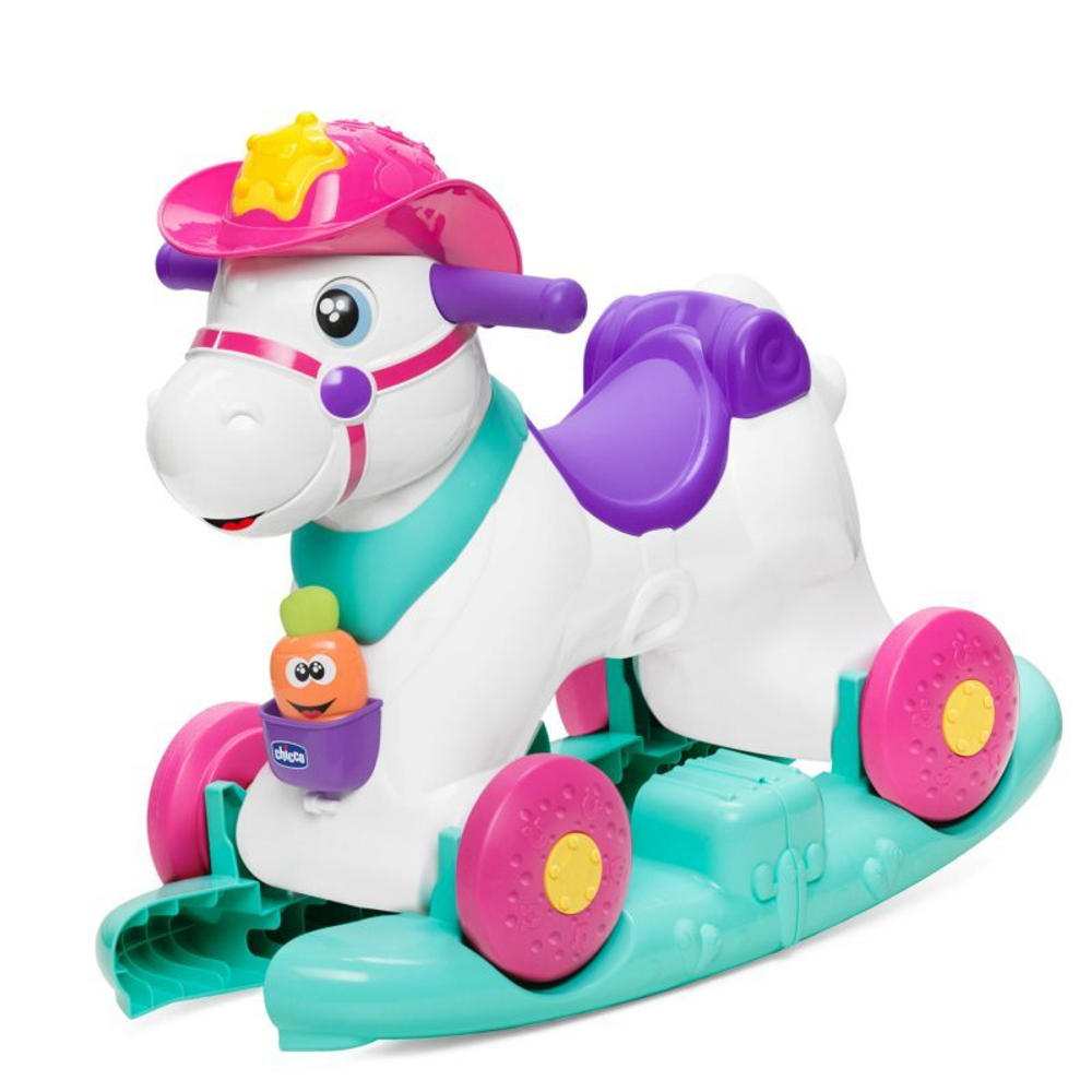 Chicco - Лошадка для верховой езды &quot;Move &amp; Grow&quot; Miss Baby Rodeo Interactive качалка 079073