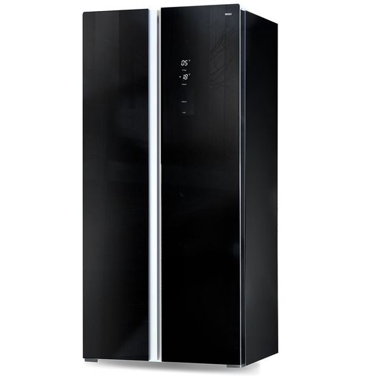 Холодильник Ginzzu NFK-465 Black glass