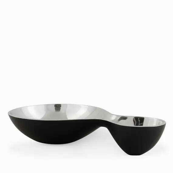 Миска Мetallic Dual, 35х20 см, серебристая