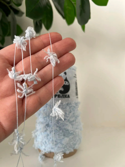 Пряжа Единорог UNICORN мультиколор с шишибриками 50 g