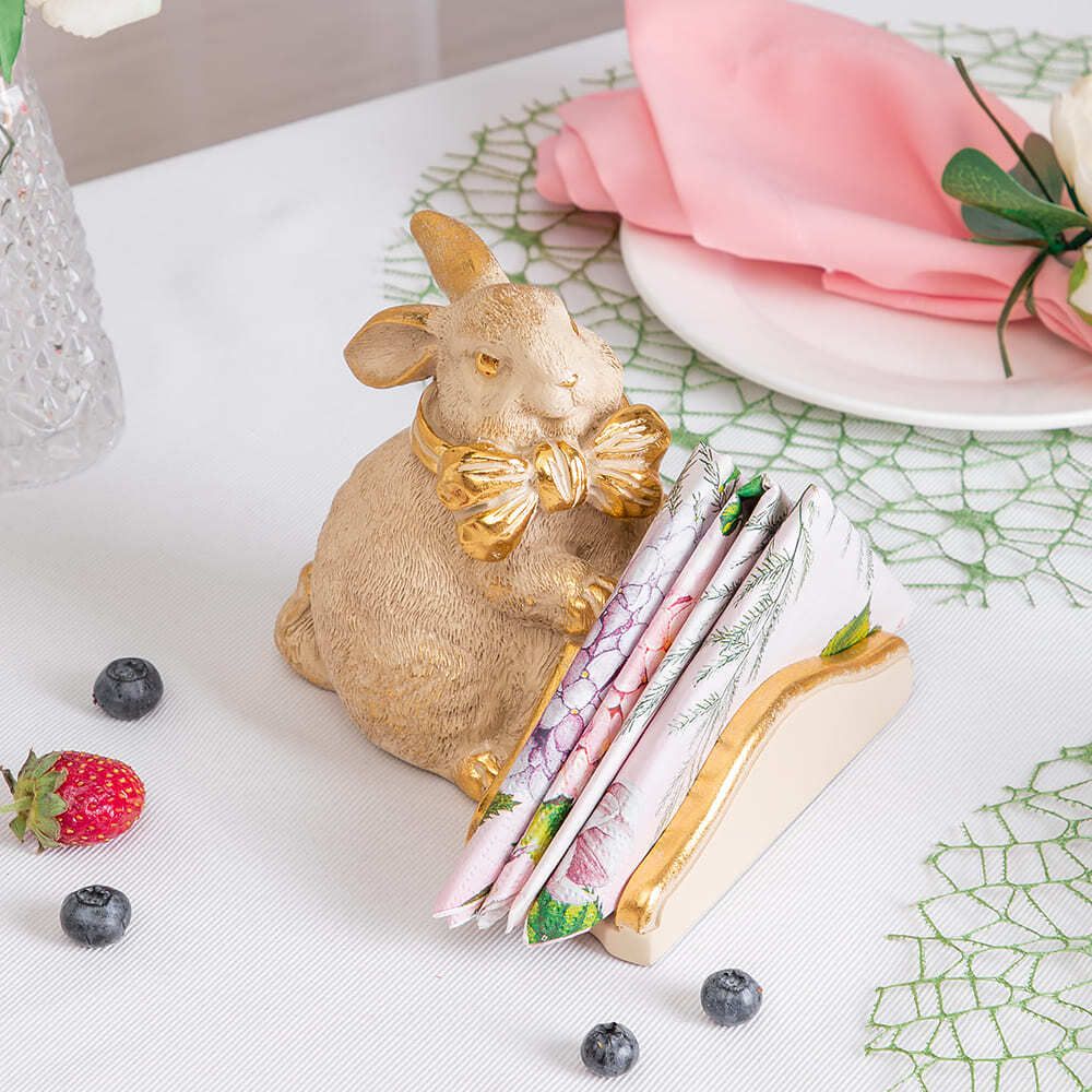 Подставка для салфеток Кролик Банни Айвори