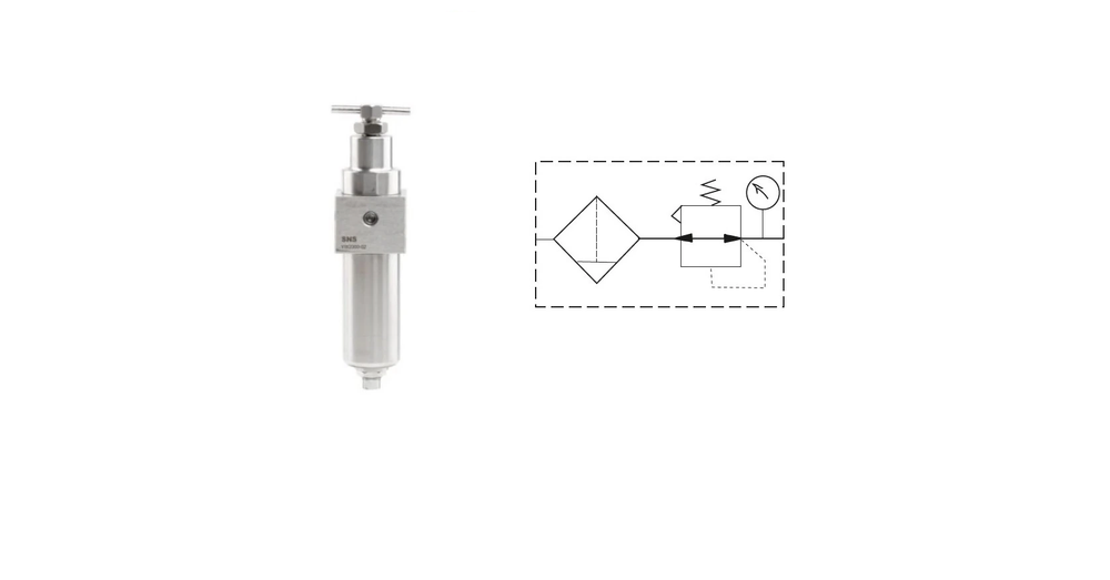 YW2000-02 Фильтр-регулятор нержавеющая сталь