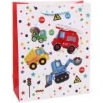 Пакет подарочный «Машинки» 18*23*8 см, микс