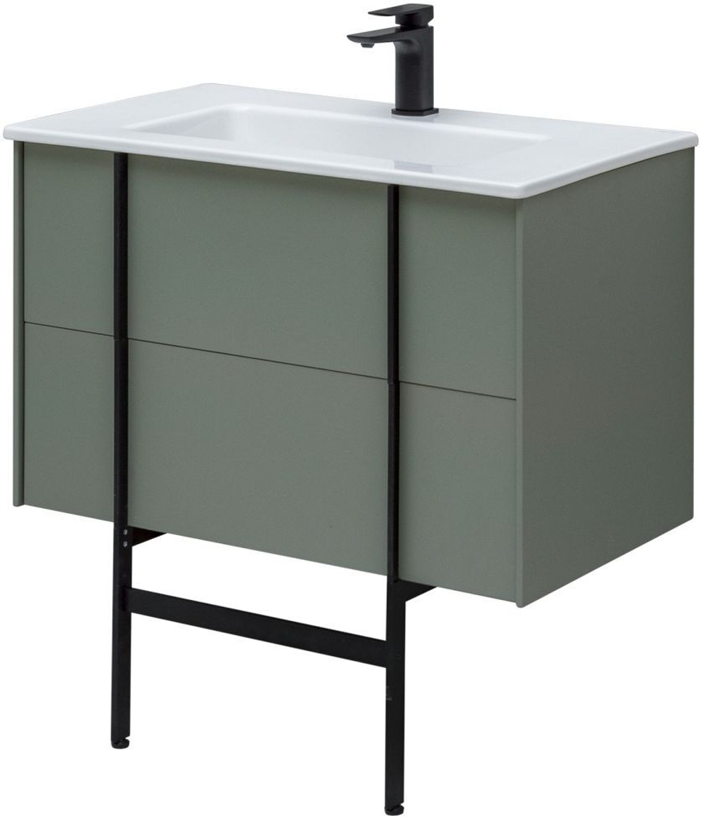 Тумба с раковиной Allen Brau Reality 1.32005.CGM 80 cement grey matt