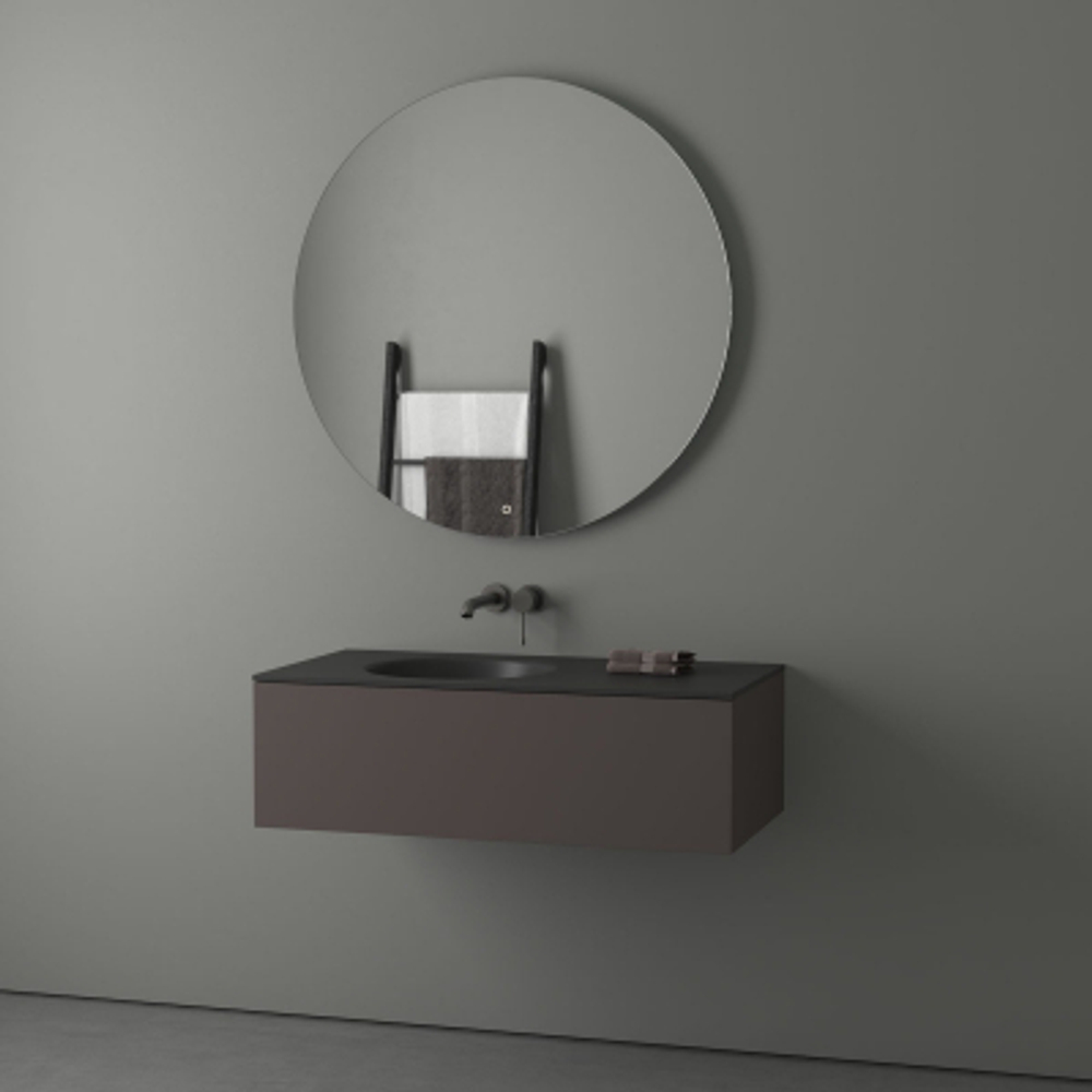 Зеркало Evoform с LED-подсветкой 27 W Ø100 см Сенсорный выключатель Теплый белый свет