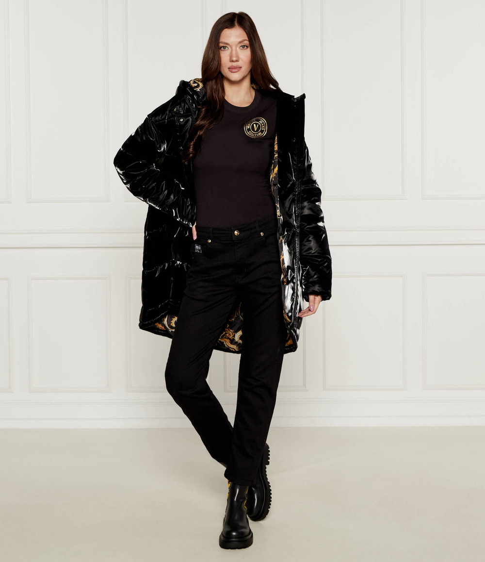 Футболка Versace Jeans Couture - черный(77HAHT00CJ03T)