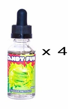 Купить Жижа Candy Fun - Сочное Яблоко 120 мл (4*30мл)
