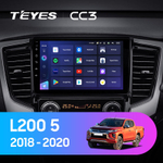 Teyes CC3 9" для Mitsubishi Pajero Sport, L200 2018-2020 (прав)