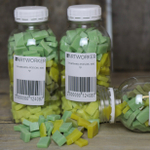 Смальта колотая желтого цвета