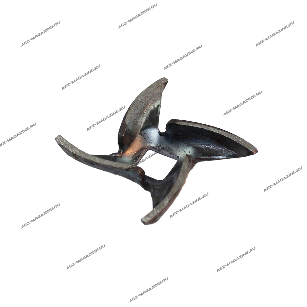 Нож для российских мясорубок оптимальный, посадка 8,4х8,4мм, D-47мм, толщина 8,3мм