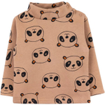 Толстовка для девочек футер 3х нитка начёс 0460340403 р.92-98 коричневый (Юлла)