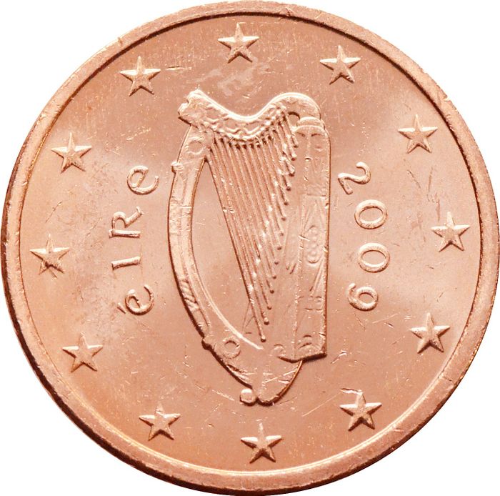 1 евроцент 2009 Ирландия (1 euro cent)