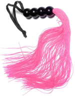 Розовая силиконовая плеть - 35,5 см.