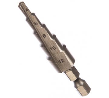 Сверло ступенчатое STAYER по мет.4-6-8-10-12 65 мм