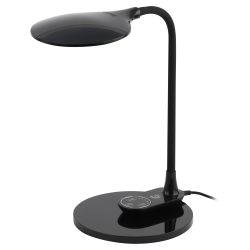 Настольный светильник ЭРА NLED-498-10W-BK светодиодный сo съемным основанием черный | Светодиодные настольные лампы