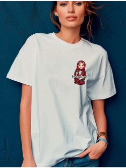 Футболка с матрешкой