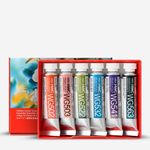 Holbein Artists' Granulating набор 6 цвета по 5 мл (Flowers)