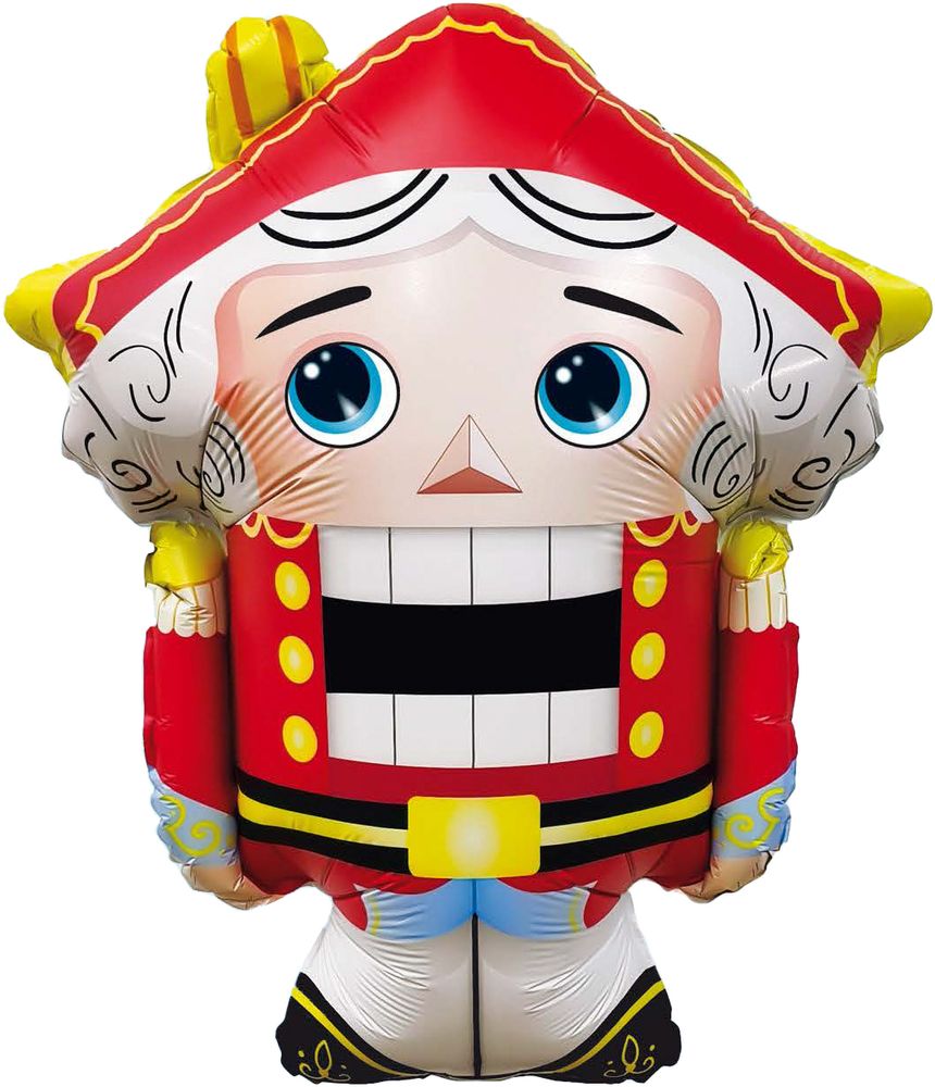 Шар (26''/66 см) Фигура, Щелкунчик, 1 шт. в уп. Шар (26''/66 см) Фигура, Щелкунчик, 1 шт. в уп.