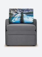 Кресло-кровать "Миник" с подлокотниками, купон Пейзаж