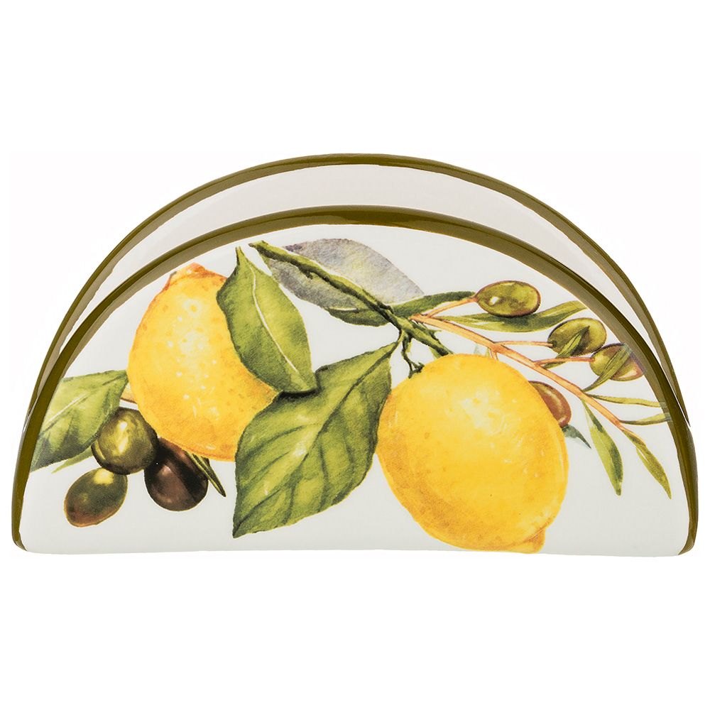 САЛФЕТНИЦА AGNESS "ЛЕМОН ТРИ" 13,5*4*7 СМ (КОР=72ШТ.)