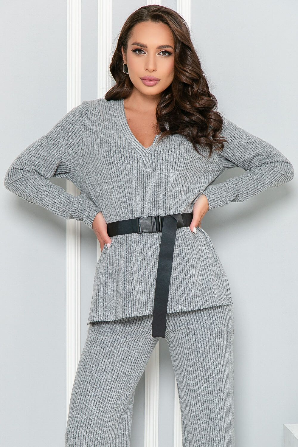 Костюм брючный "Дина" (грей) К5124 LT Collection