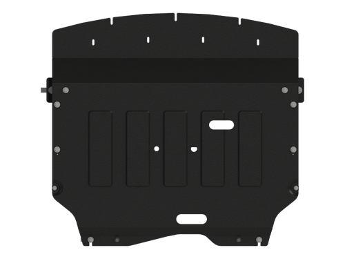 Защита картера двигателя, КПП (2 мм, сталь) для JAC JS6 2022- (V = 1.5 AT FWD) Sheriff.28.5363