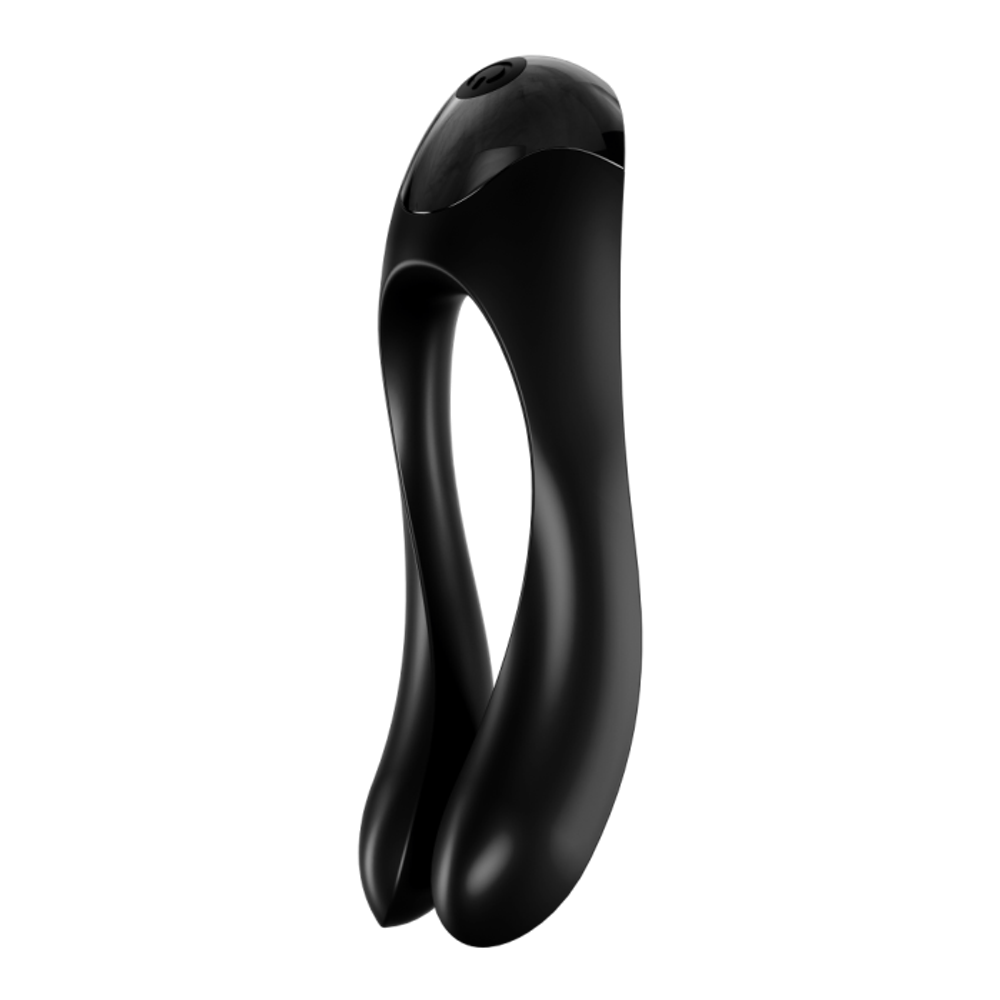 Вибратор на палец Satisfyer Candy Cane, черный