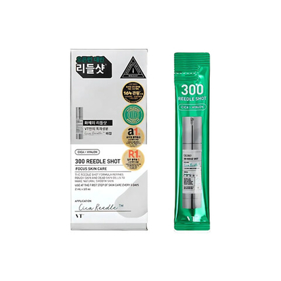 VT Cosmetics Reedle Shot 300 интенсивная бустер-сыворотка с микроиглами (саше 2 гр.)
