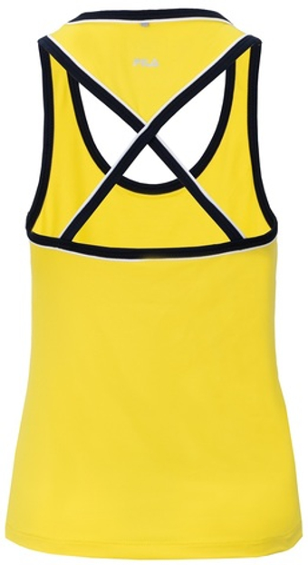 Женский топ теннисный Fila Top Jodie - желтый
