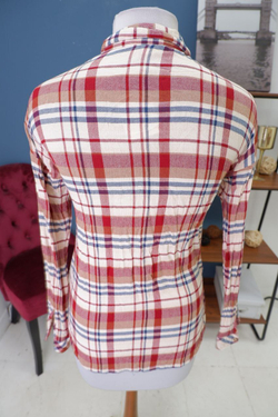 Рубашка Springfield в клетку 42 размер