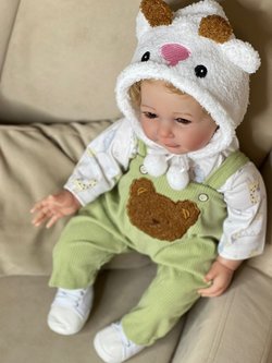 Кукла Реборн мягконабивная 55см в пакете (FA-575)