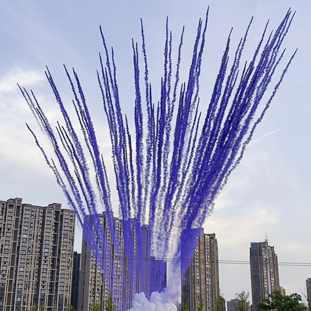 БСП3210012 Дневная веерная профессиональная батарея салютов "PIROFF Fireworks" (1,25" х 100 залпов)