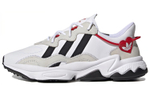 Adidas originals Ozweego synthetic leather wear-resistant low-cut sports casual shoes for men and women with the same white and gray love Valentine's Day limited edition