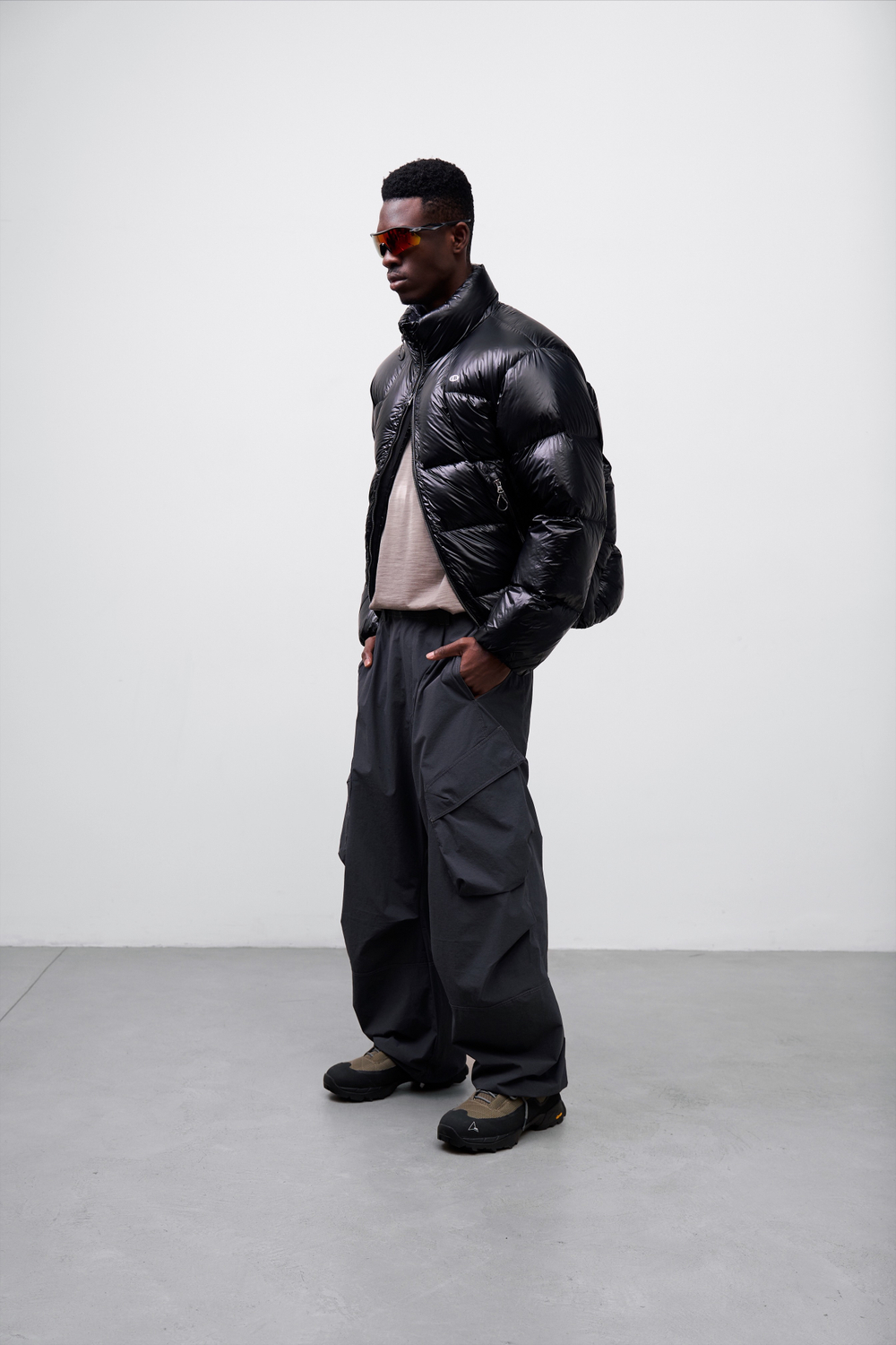 Куртка Nothomme Blue Ultra-Lightweight Water-Repellent Down Jacket "Jet Black"