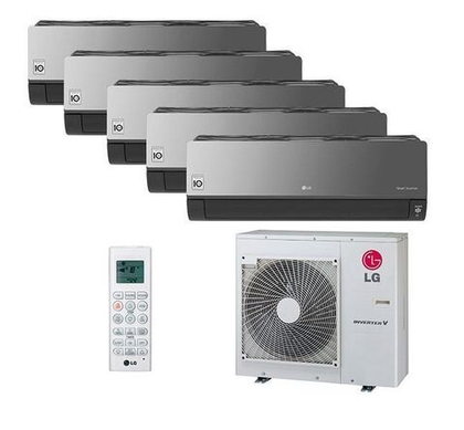 Мульти сплит-система LG на 5 комнат (25+25+25+25+25 кв.м.) Artcool Mirror