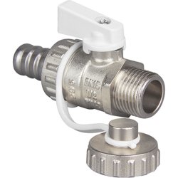 Кран шаровой дренажный НР 1/2", TEBO (14/112)