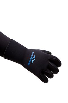 Перчатки Aquateam Anatomic Jako 5 мм нейлон/открытая пора черные