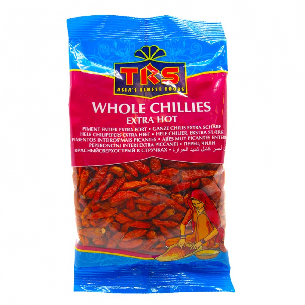 TRS Chillies Whole Extra Hot Перец красный стручковый 50г